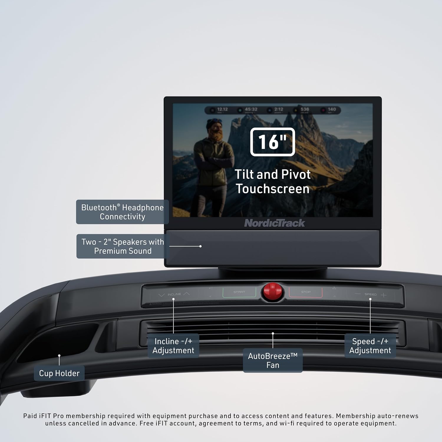 NordicTrack Commercial 1750 Folding Treadmill