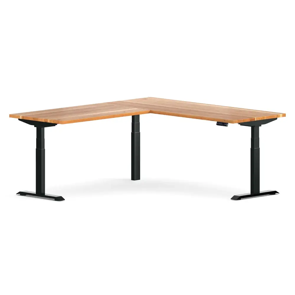 Oz Solid Wood Corner Standing Desk