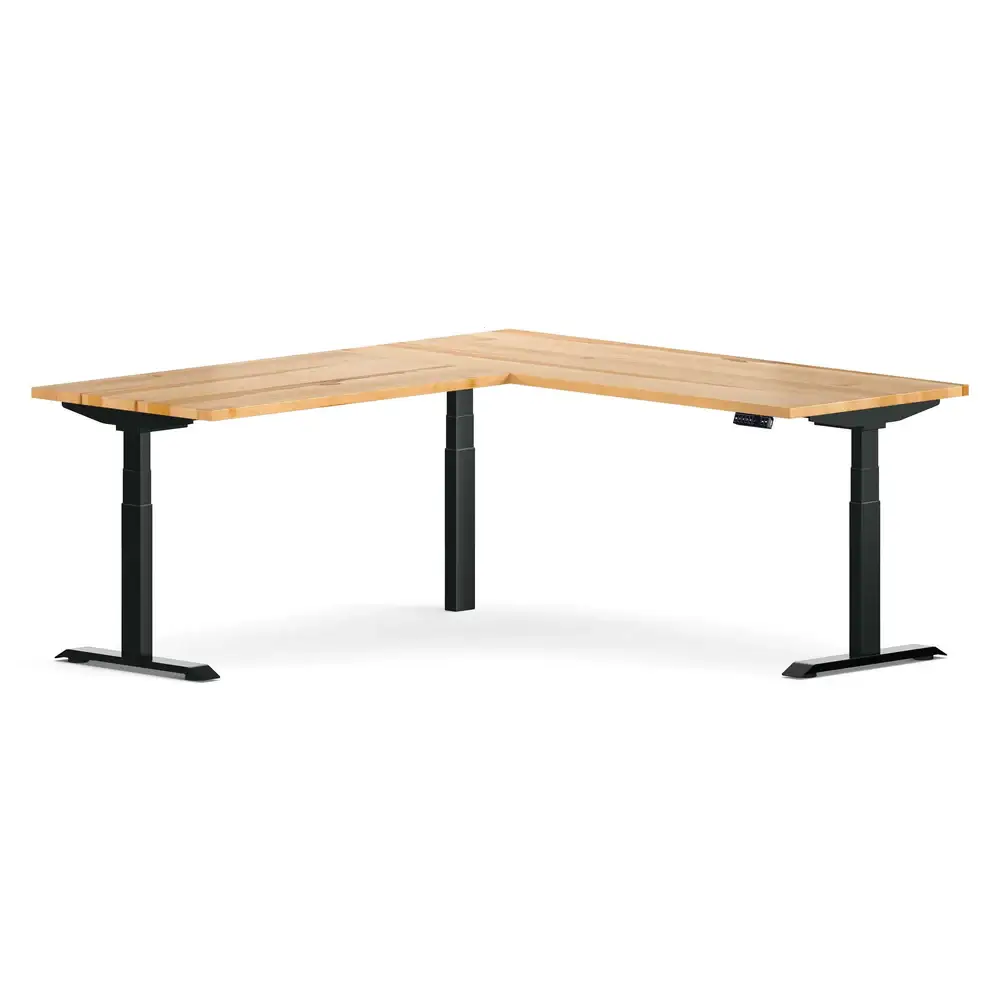 Oz Solid Wood Corner Standing Desk
