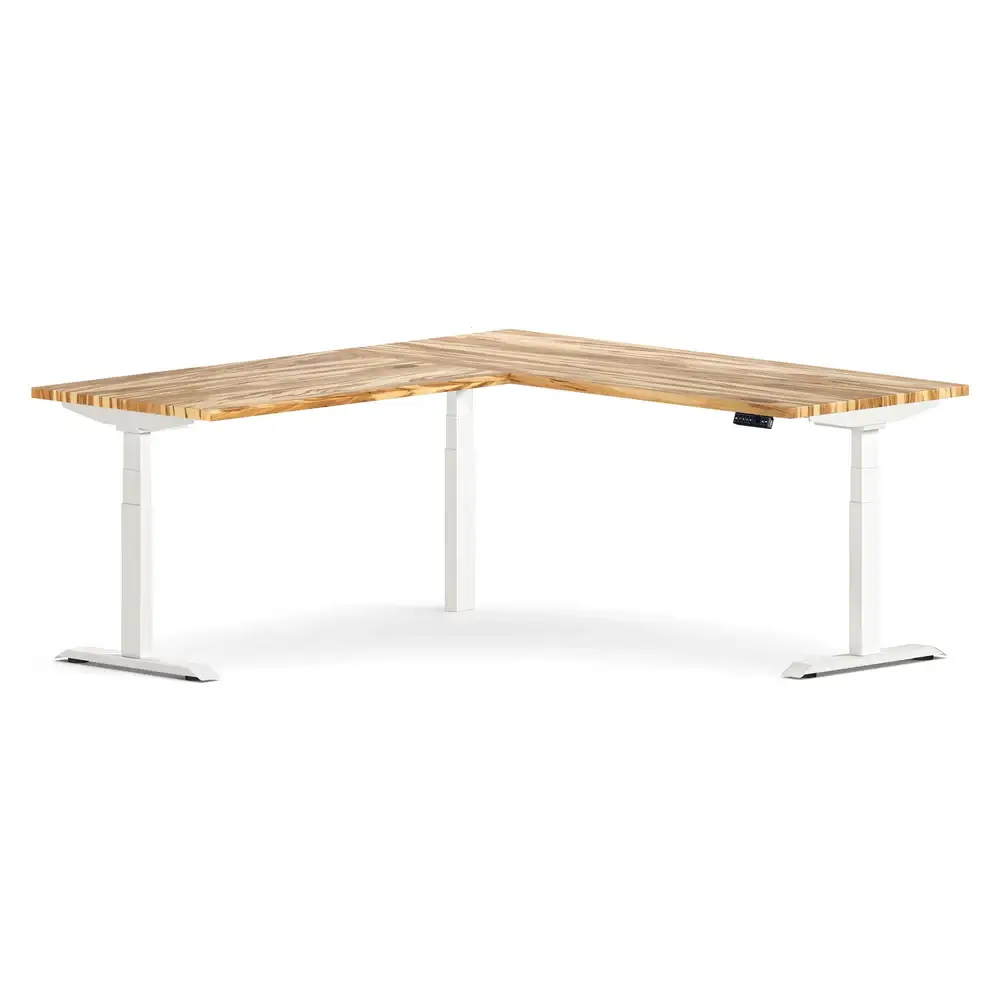 Oz Solid Wood Corner Standing Desk