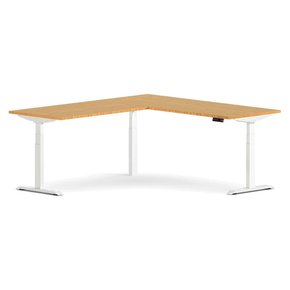 Oz Solid Wood Corner Standing Desk