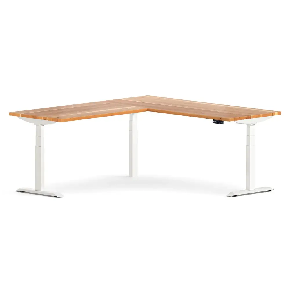 Oz Solid Wood Corner Standing Desk