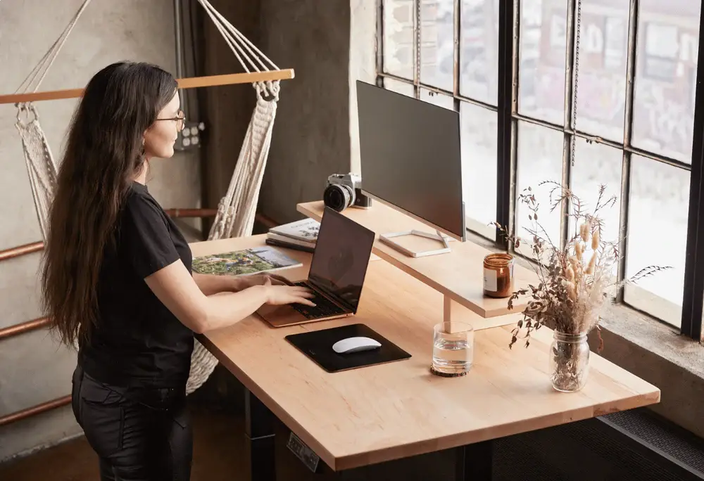 Oz Solid Wood Standing Desk