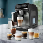 Philips 4400 LatteGo Super Automatic Espresso, Cappuccino, & Latte Macchiato Machine with SilentBrew